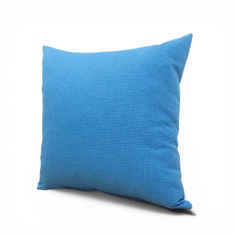 【中古/展示品】クッション ファブリッククッション ブルー W370×D370×H150 ソファ用 オフィスチェア用 インテリアクッション 中古オフィス家具 EG20252