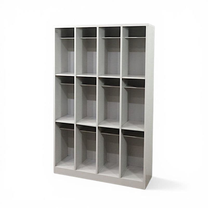 【中古】コクヨ 12人用シューズロッカー SX-N43TF1 ニューグレー 4列3段 シューズボックス 下駄箱 上下セパレート 中古オフィス家具 YH20888