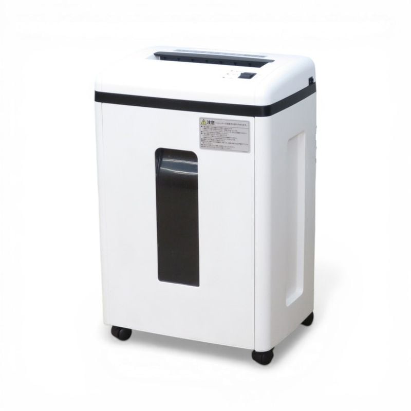 【中古】イーサネット シュレッダー EEX-SD0004 ホワイト 電動 細断機 マイクロクロスカット A4対応 静音 YH20959