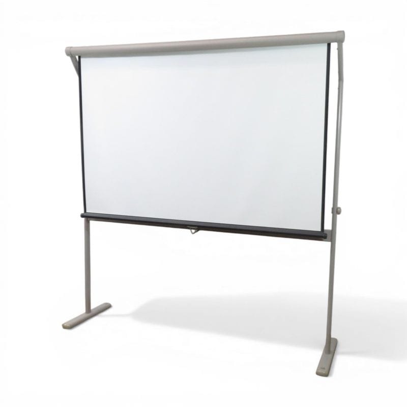 【中古】自立式ロールスクリーン ニューグレー 幅1900mm 高さ2050mm その他ボード 中古オフィス家具 AG19382