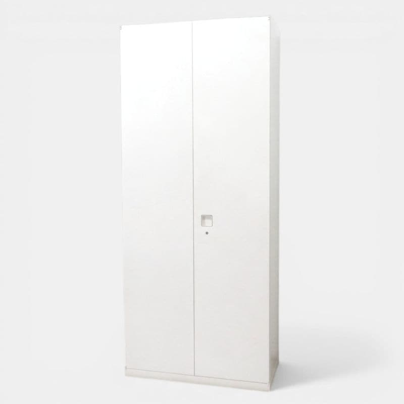 【中古】オカムラ 両開き書庫 レクトライン 4B318Y ZA75 ホワイト 観音開き 書類棚 キャビネット okamura 中古オフィス家具 KK21035