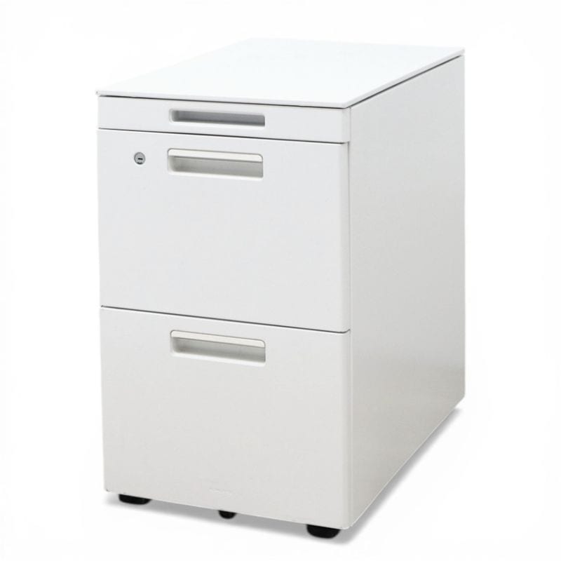 【中古/訳あり】コクヨ 3段ワゴン GTワゴン SDM-GT46T3SAW ホワイト 収納ワゴン デスクワゴン インサイドワゴン キャビネット 中古オフィス家具 KK20186-1