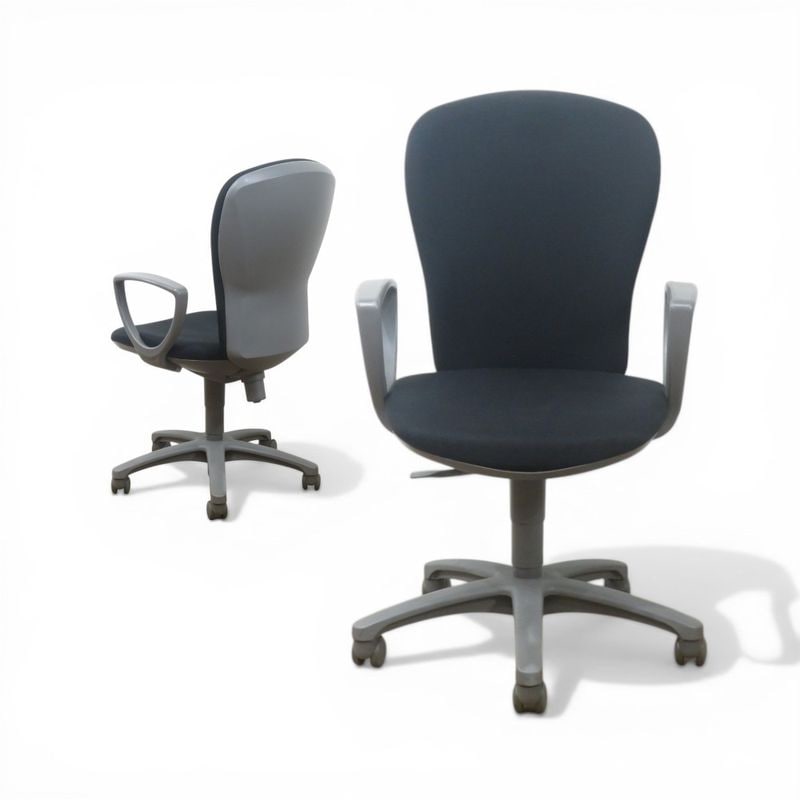 【中古】コクヨ オフィスチェア レグノ2 CRS-G212F4HSB6 ブラック 事務椅子 肘無し ハイバック リクライニング 中古オフィス家具 AG21030