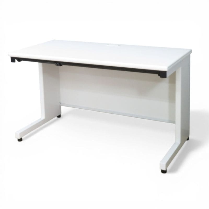 【中古】プラス フラットライン 平デスク SP-T126 WH ホワイト W1200 D600 H700事務机 オフィスデスク 中古オフィス家具 YH20945