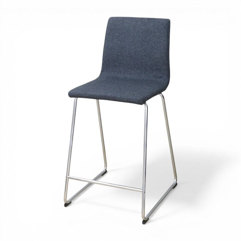 【中古】IKEA リルローネス W470 D510 H940mmハイカウンターチェア ハイスツール グレー YH20979 中古オフィス家具