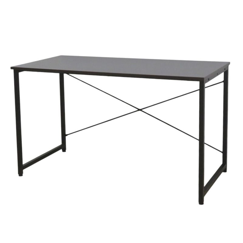 【中古】サンワサプライ 平デスク 100-DESKF004BR ブラウン ブラックフレーム アジャスター オフィスデスク 中古オフィス家具 KK21158