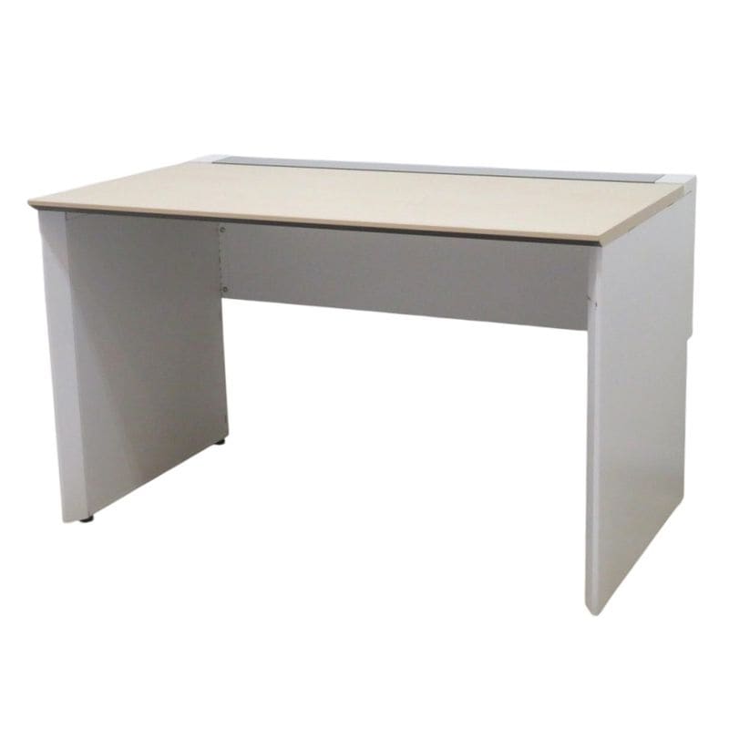 【中古】コクヨ 平デスク ワークヴィスタ DWVT-1207-M101 ナチュラル 事務机 オフィスデスク 平机 配線口  中古オフィス家具 KK21207-1 