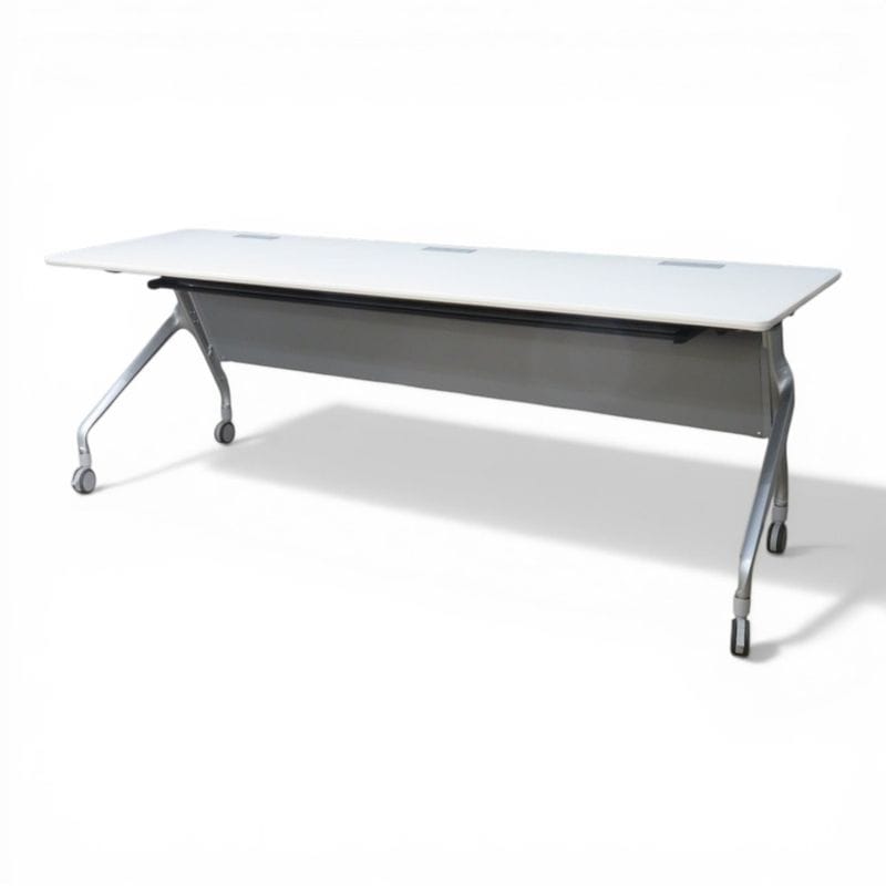 【中古】コクヨ KTP サイドスタックテーブル KTP-1011 ホワイト フォールディング 会議テーブル 長机 会議机 YH21238 中古オフィス家具