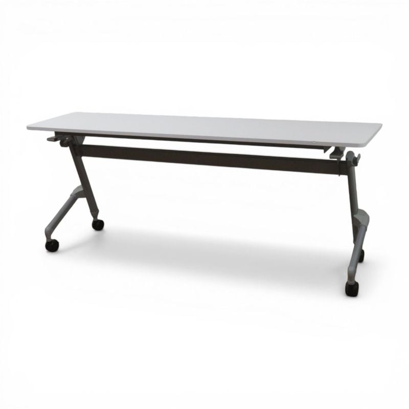 【中古】トキオ(藤沢工業) スタッキングテーブル ATN-1845WH ホワイト サイドスタック 会議室 跳ね上げ重ね式 中古オフィス家具 AG21200