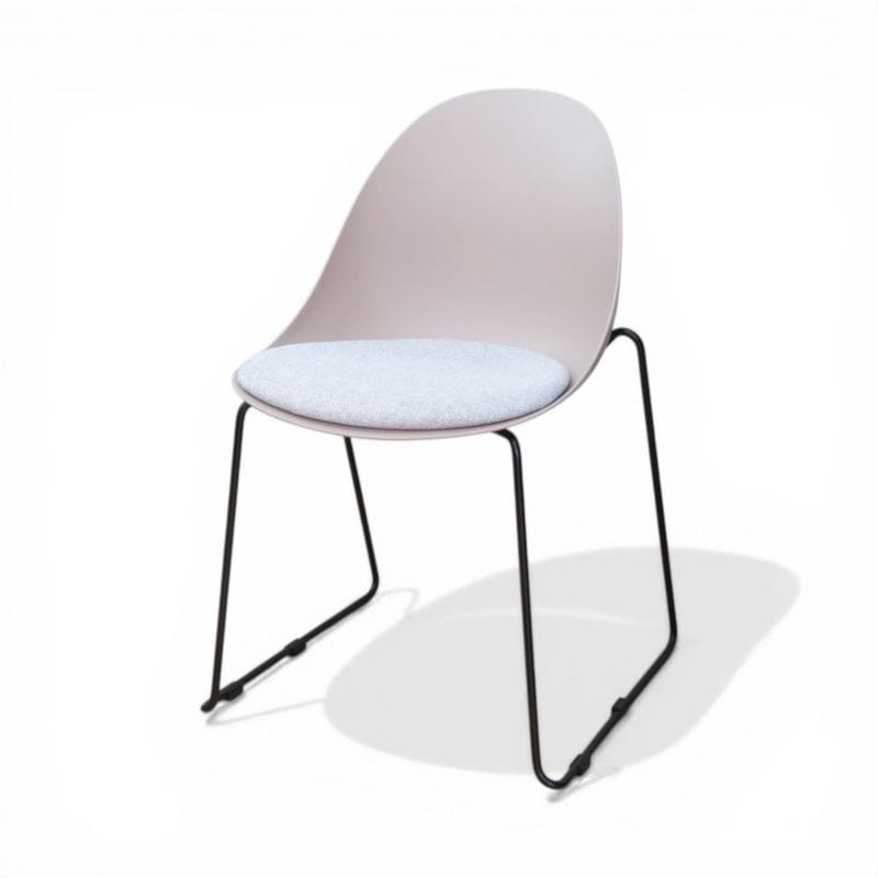 【中古】CRASH エッグチェア Bタイプ ミーティングチェア ベージュ クラッシュプロジェクト  yuu ダイニングチェア YH21248 中