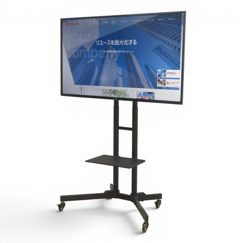 【中古】LG 液晶テレビ 55UM7300EJA ブラック 2020年製 55V型 スタンド付き 中古オフィス家電 KK21159