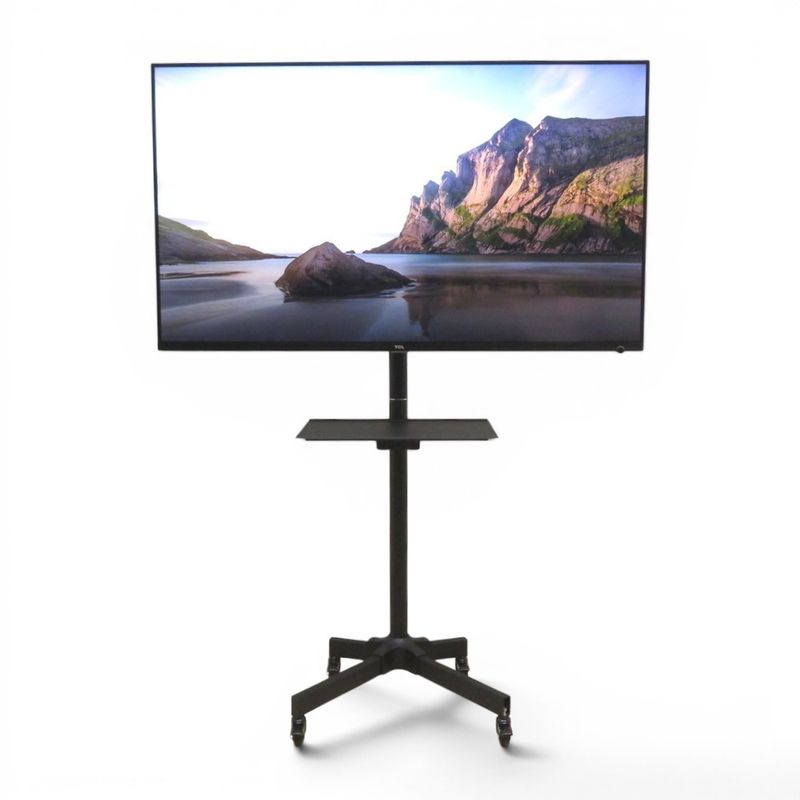 【中古】TCL 液晶テレビ 55P815 ブラック 2021年製 55V型 スタンド付き 中古オフィス家電 KK21161