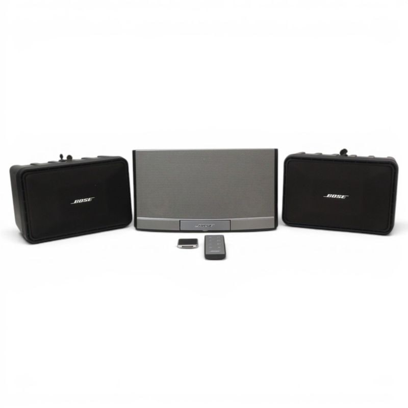 【中古】BOSE SoundDock Portable system 101MM スピーカー ブラック ipod専用 音響機器 音楽プレーヤー 中古オフィス家電 YH21263