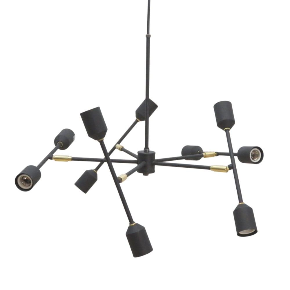 中古】インターフォルム ペンダントライト LT3051 ブラック 天井照明