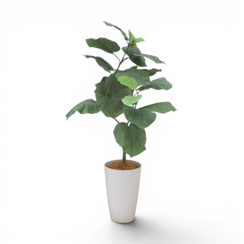 【中古】フェイクグリーン 高さ880mm 人工 観葉植物 インテリア 植栽 おしゃれ 玄関 オフィスアクセサリー 中古オフィス家具 KK21155