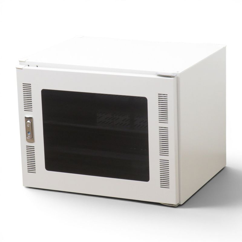 【中古】日東工業 サーバーラック FKシリーズ FK40-5304E ホワイト システムラック 棚板3枚 鉄製 中古オフィス家具 AG21394