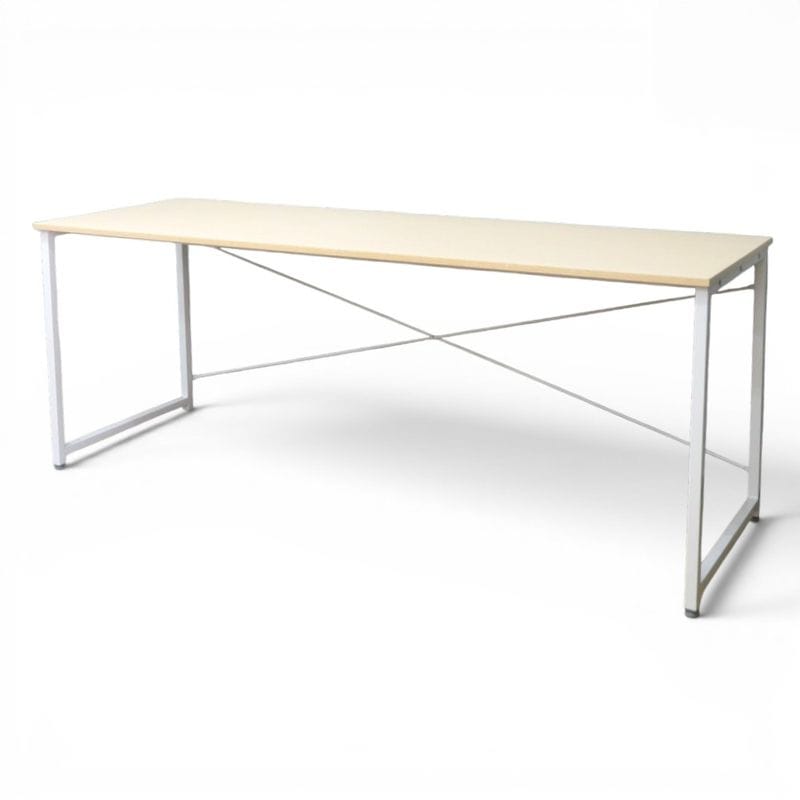 【中古】サンワサプライ カウンターテーブル 幅1800㎜ 100-DESKF007 ナチュラル アジャスター 中古オフィス家具 YH21548