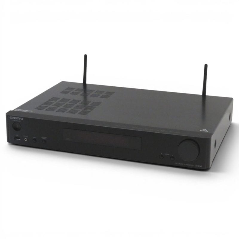 【中古】オンキョー AVレシーバー TX-L50 ブラック ネットワークAVレシーバー 薄型 Wi-Fi Bluetooth 4K 通電確認のみ 中古オフィス家具 EG21576-1