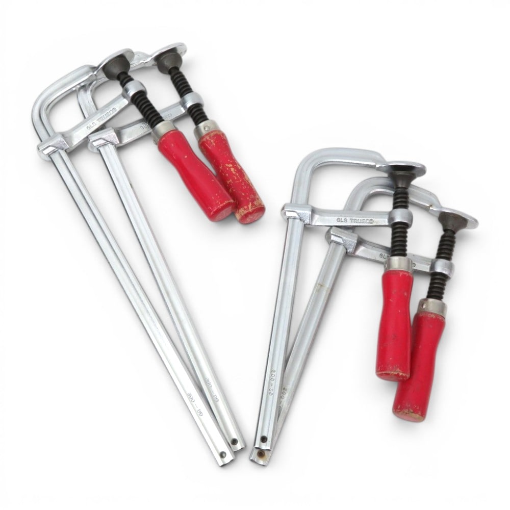 クランプ　2t 中古品 中古/セット販売】TRUSCO L型クランプ1式 W270㎜×7本 W370㎜×6本 中古