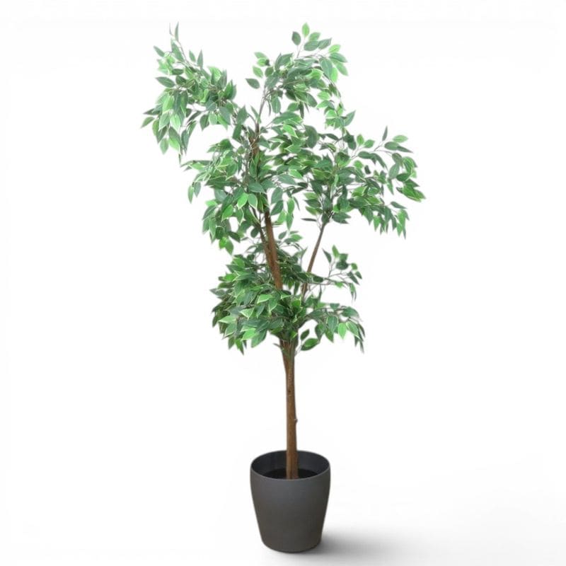 【中古】イケア FEJKA フェイクグリーン  グレー 1700mm 植栽 観葉植物  中古オフィス雑貨 YH20927