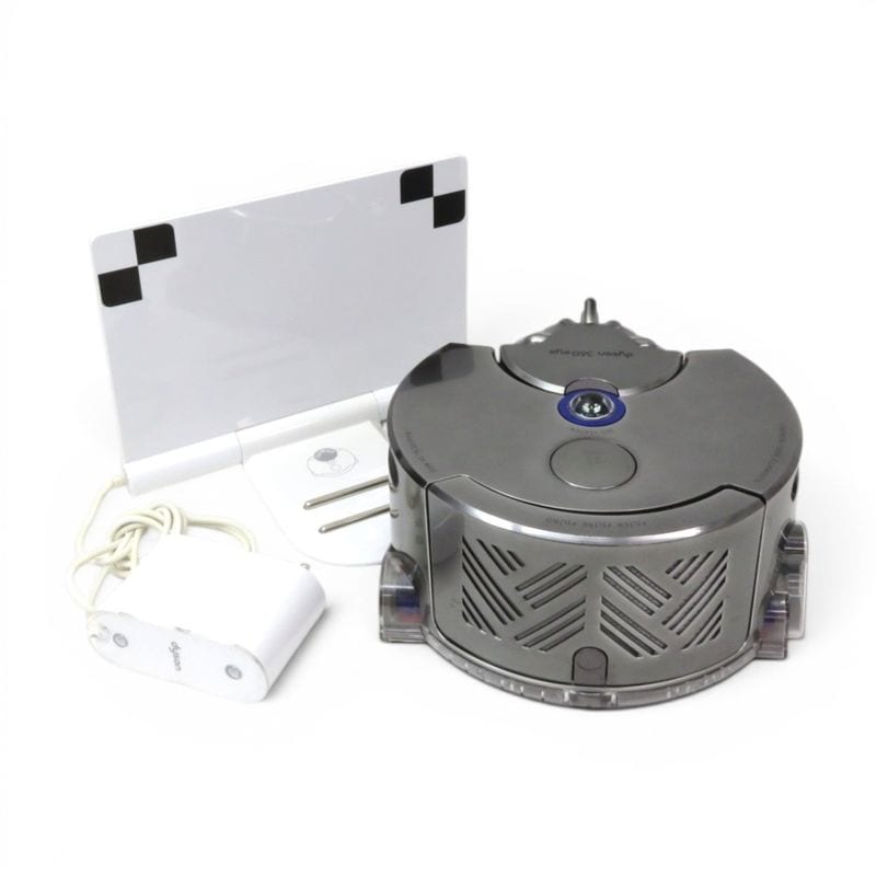 【中古/ジャンク品】ダイソン Dyson 360 eye お掃除ロボット RB01 ニッケル/ブルー 掃除機 充電ドック クリーナー オフィス家電 YH21262