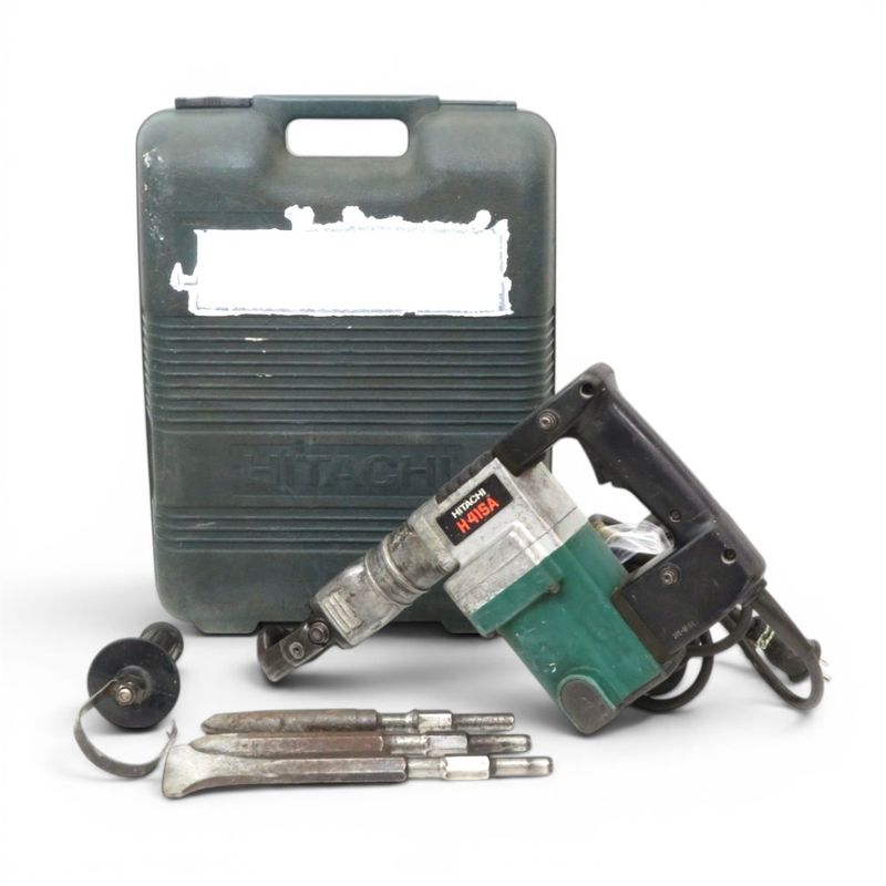 【中古】日立工機 電動ハンマ H41SA はつり 破砕 コンクリート 六角シャンク 中古オフィス家電 YH21426