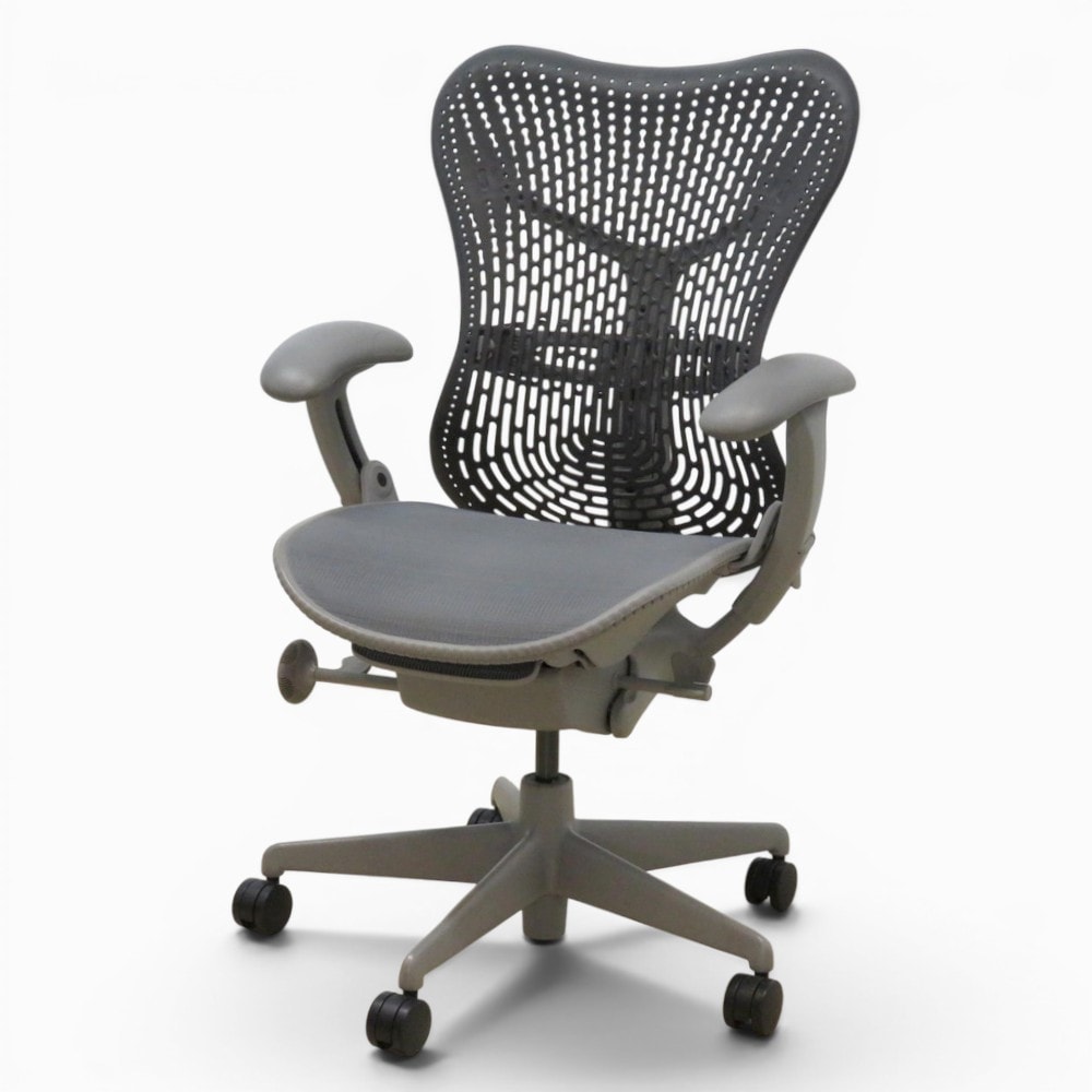 Herman Miller ハーマンミラー ミラチェア MR113 正規品 中古】ハーマンミラー 肘付きオフィスチェア ミラチェア MR113AAM