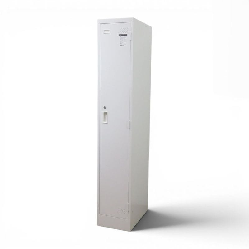 【中古】コクヨ 1人用ロッカー LK-NS1SAWC ホワイト 一人用ロッカー 個人ロッカー 網棚 ハンガーパイプ 更衣室 中古オフィス家具 YH21762