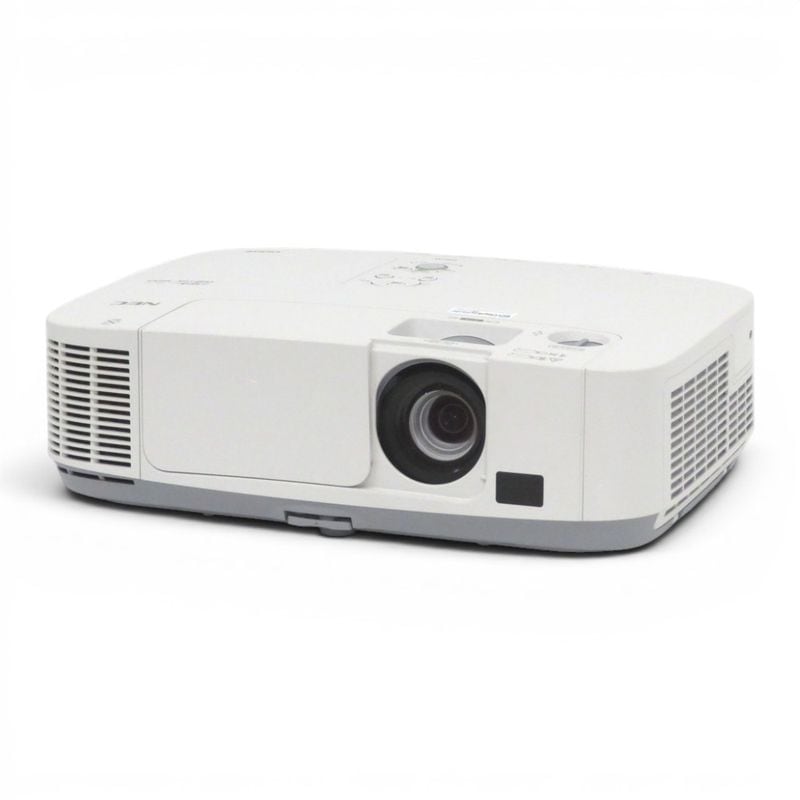 【中古】NEC プロジェクター NP-P401W ホワイト WXGA ランプ664H リモコン付 中古OA機器 YH21865