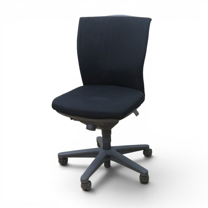 【中古】コクヨ トレンザ オフィスチェア CR172895 ブラック 肘無し ランバーサポート 中古オフィスチェア YH21976