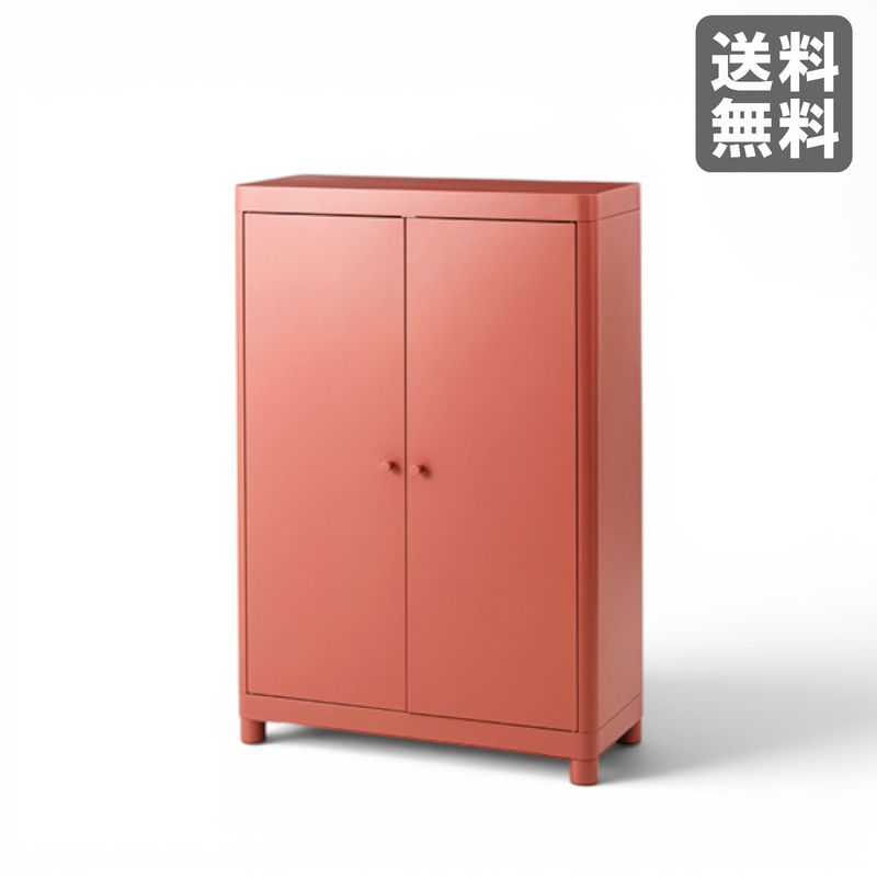 【新品】チェスト オレンジ W750 棚付き BR002-001641｜オフィス家具のビックリユース