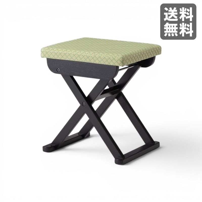 【新品】法事用スツール 折りたたみ式 イエロー BR002-002545   ｜オフィス家具のビックリユース