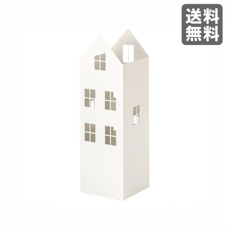 【新品】傘立て ホワイト スリム おうち型 BR002-003337｜オフィス家具のビックリユース