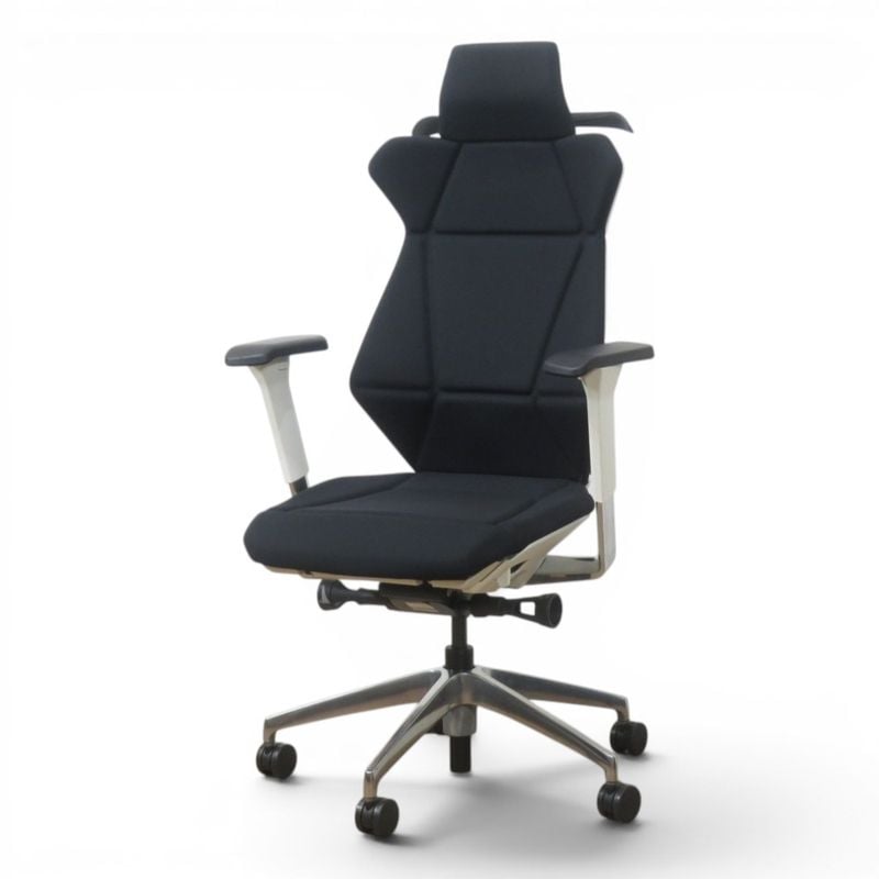 【中古】イトーキ フリップフラップ 肘付オフィスチェア KF827GC-ZW T1 ブラック/ホワイト 事務椅子 パソコンチェア 中古オフィス家具 AG22069-1