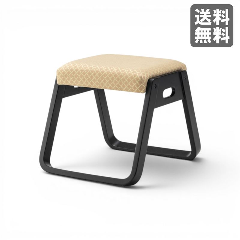 【新品】スタッキングスツール オレンジ 座敷用 法事用 BR002-002548　｜オフィス家具のビックリユース
