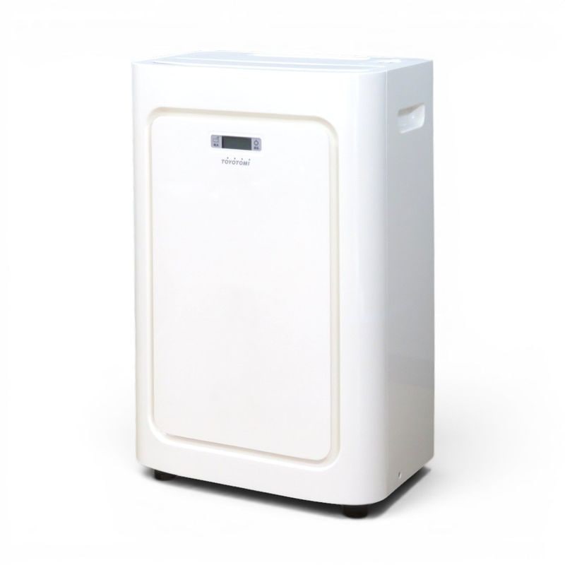 【中古】トヨトミ スポットクーラー 2018年製 TAD-2218W ホワイト 除湿 ポータブルクーラー  中古オフィス家電 YH21992