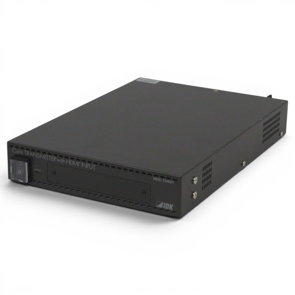 中古】IDK HDMI延長伝送器 HDC-TH401 ブラック HDMIエクステンダー