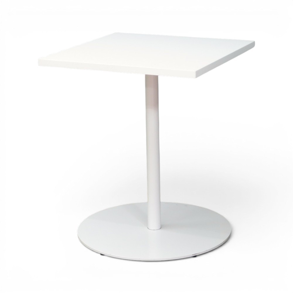 【ITOKI】ホワイト角テーブル 75cm カフェテーブル 机・テーブル 【ITOKI】ホワイト角テーブル 75cm カフェテーブル