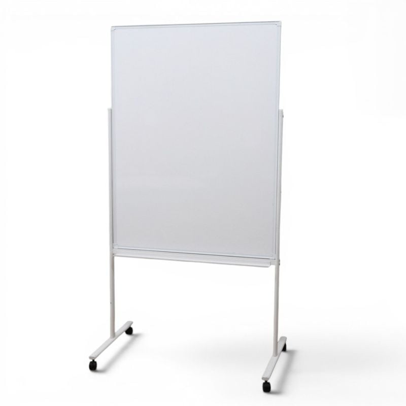 【中古】プラス 自立式ホワイトボード SI-TA1V ホワイト キャスター付き 縦型 スチール素材 中古オフィス家具 EG21947