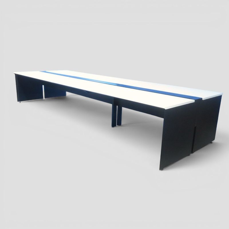 【中古】コクヨ フリーアドレスデスク  ワークヴィスタ ホワイト W4200 D1400 H720mm フリーアドレステーブル 中古オフィス家具 AG22147