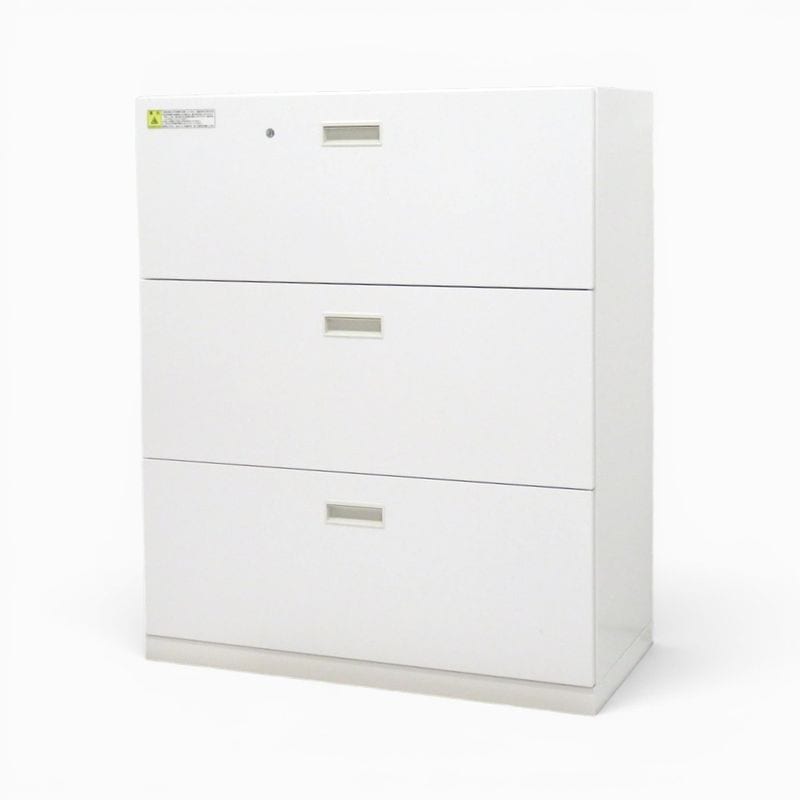 中古】オカムラ 4段ラテラル書庫 レクトライン 4BG3ZG ZA75 ホワイト