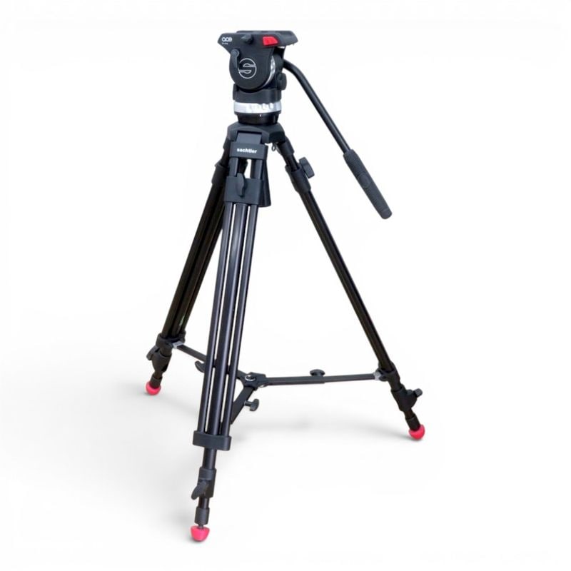 【中古/美品】ザハトラー Sachtler カメラスタンド Ace M MS MK II ブラック ビデオ三脚システム 収納バッグ 撮影 中古オフィス家具 YH22341