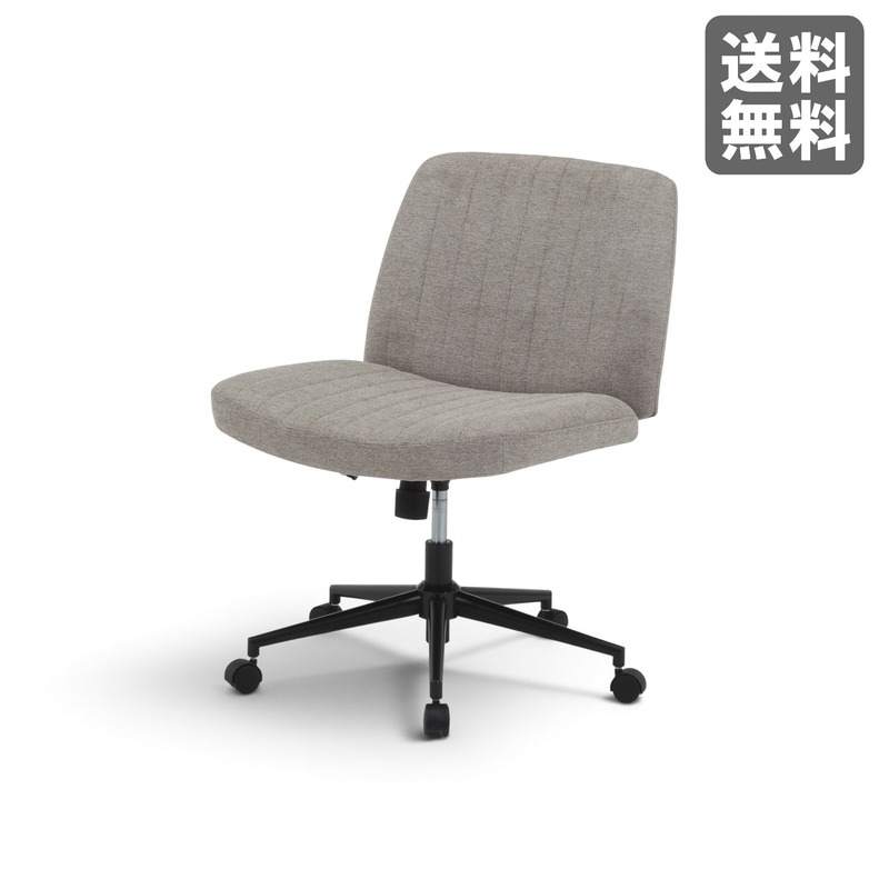 【新品】オフィスチェア ブラウン 肘無し ファブリック 横幅広め　BR004-000024　｜オフィス家具のビックリユース