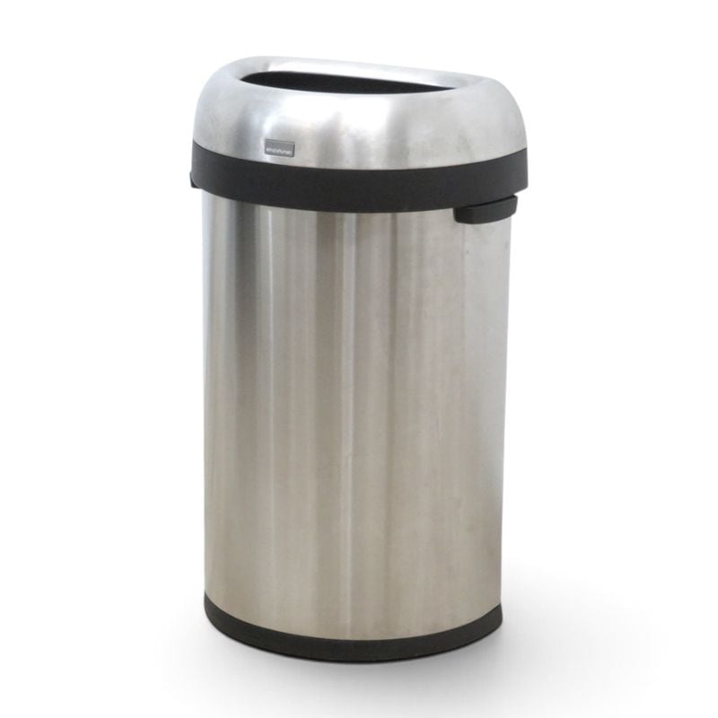 【中古】シンプルヒューマン simplehuman ゴミ箱 シルバー ダストボックス ごみ箱 60L ステンレス 業務用 オフィスアクセサリー 中古オフィス家具 KK22494