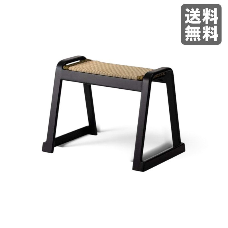 メタルスツール ブラック スタッキング可 インダストリアル2脚セット 新品】畳スツール ブラック スタッキング可 畳 57cm幅 BR002-004013