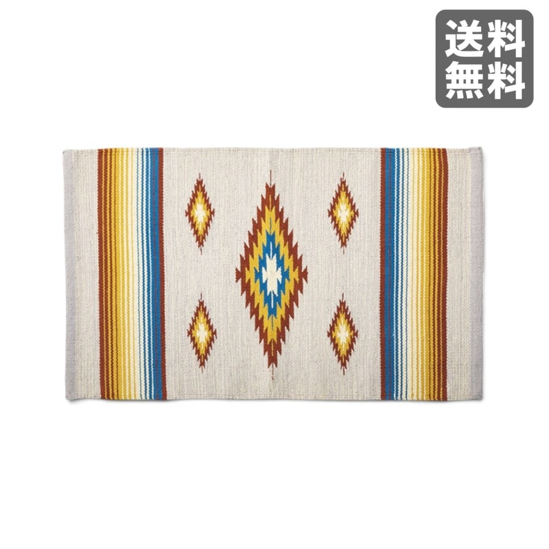 【新品】ラグ レッド コットン 170cm幅 リビング 北欧 滑り止め　BR002-003550　｜オフィス家具のビックリユース