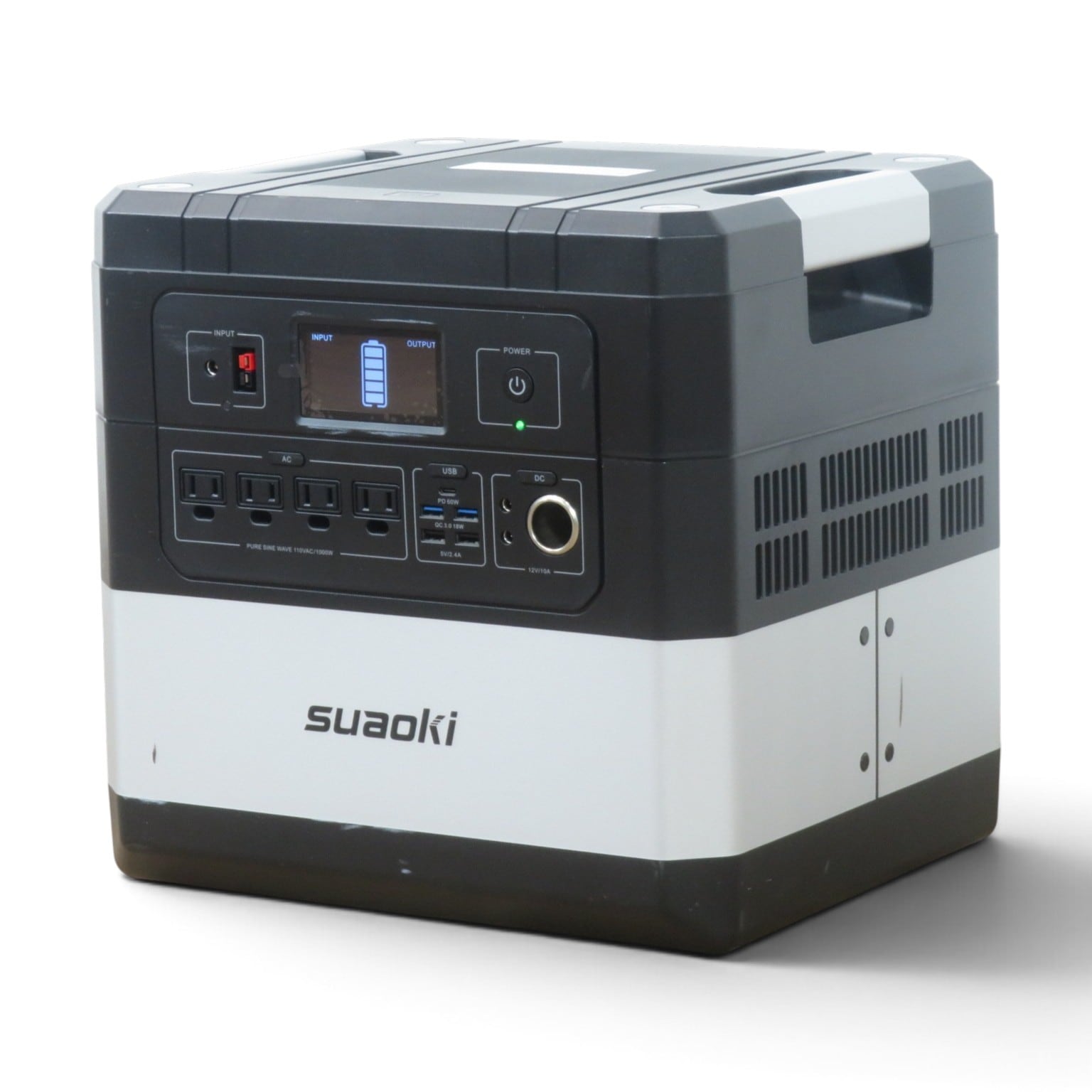SUAOKI ポータブルモバイルバッテリー G1000 ブラック 業務用電源 充電