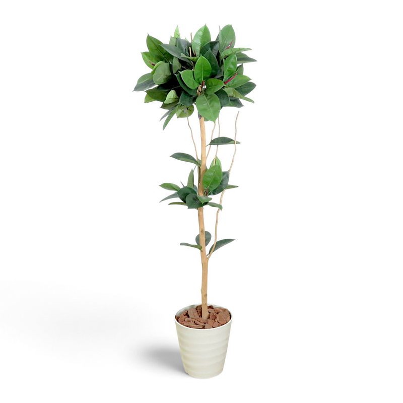 【中古】V-CAT フェイクグリーン 光の楽園 光触媒 植栽 ホワイト 人工観葉植物 中古オフィス家具 YH22528