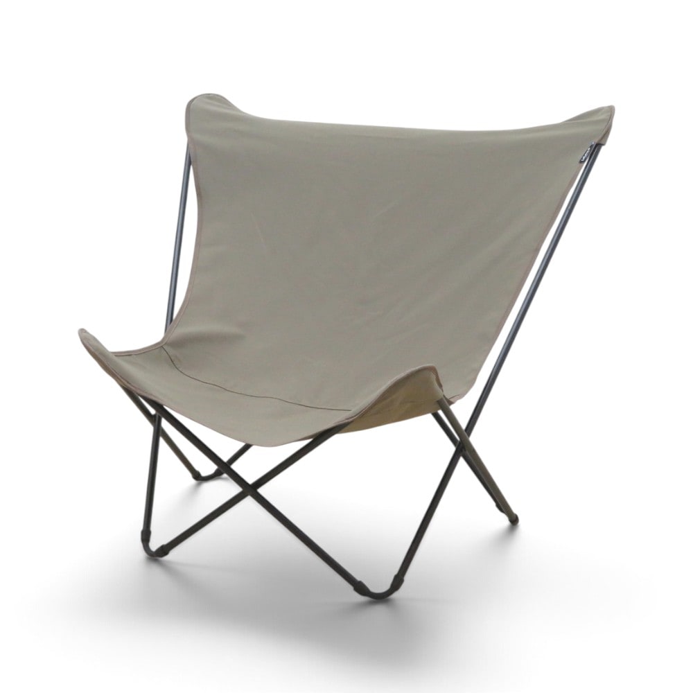 【未使用に近い】Lafuma ラフマ バタフライチェア　 グレー 中古】ラフマ POP UP AIR バタフライチェア グレー Lafuma ラウンジ