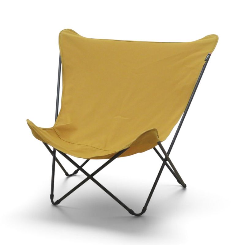 中古】ラフマ POP UP AIR バタフライチェア グレー Lafuma ラウンジ